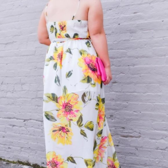 PERSONAL TOUCH FLORAL MAXI DRESS 14/16 - Picture 4 of 5